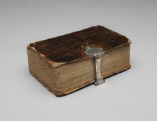 Book with clasp, 1816. Creator: Unknown