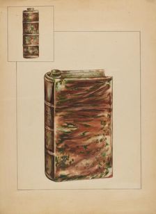 Book Bottle, c. 1936. Creator: Anna Aloisi