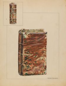 Book Bottle, c. 1937. Creator: Yolande Delasser