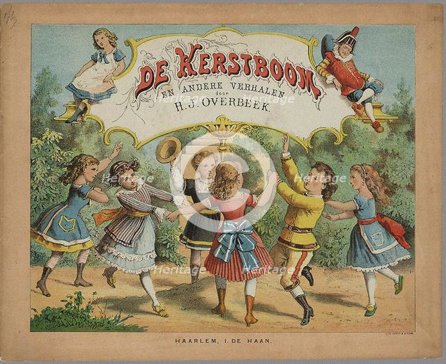 Book cover The Christmas tree, 1877. Artist: Anonymous  