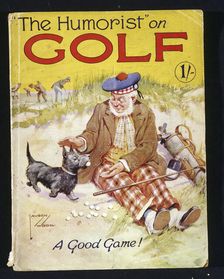 Book cover , The Humorist on Golf, British, c1900
