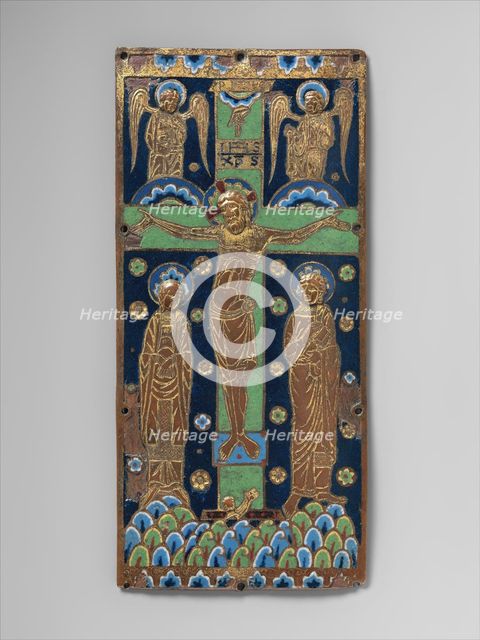 Book Cover Plaque with the Crucifixion, French, ca. 1190-1200. Creator: Unknown.