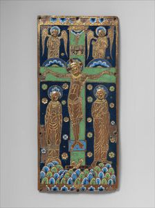 Book Cover Plaque with the Crucifixion, French, ca. 1190-1200. Creator: Unknown