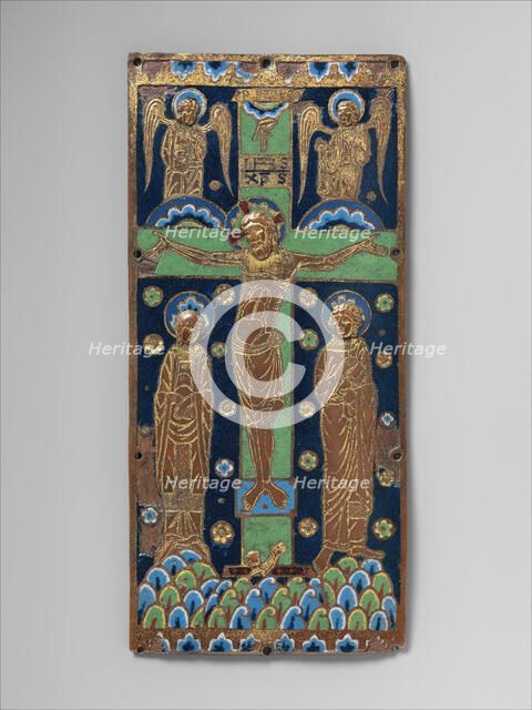 Book Cover Plaque with the Crucifixion, French, ca. 1190-1200. Creator: Unknown.