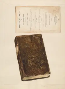 Book - English Grammar, c. 1936. Creator: Magnus S. Fossum