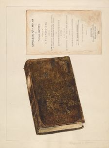 Book - English Grammar, c. 1936. Creator: Magnus S. Fossum