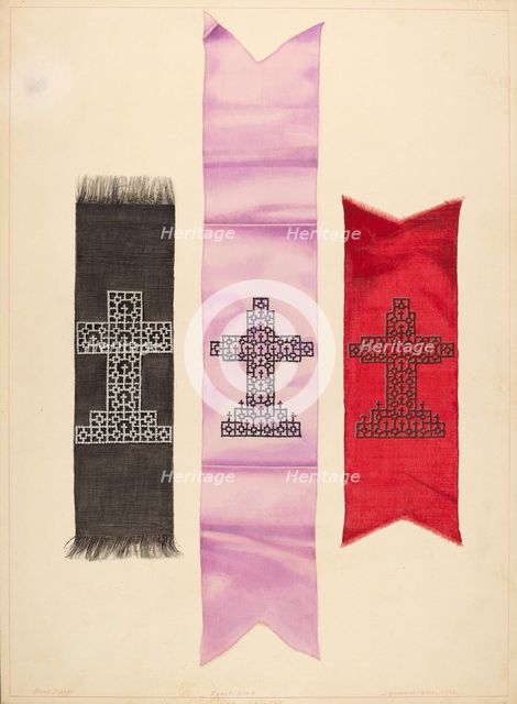 Book Marks, 1938. Creator: J. Howard Iams.