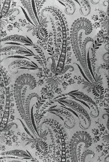 Book of 81 Painted Designs for Woven Textiles (Volume I), France, 1815/40s. Creator: Unknown