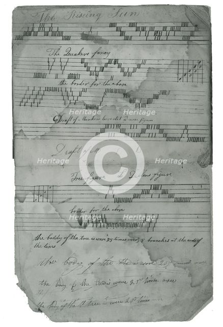 Book of Woven Coverlet Designs (Draft), United States, 1839. Creator: Daniel Stephenson.
