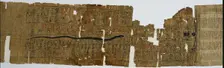 Book of Amduat, Perhaps of Bakenmut, with Elements of the Tenth through Twelfth Hours, 1000-900 BC. Creator: Unknown