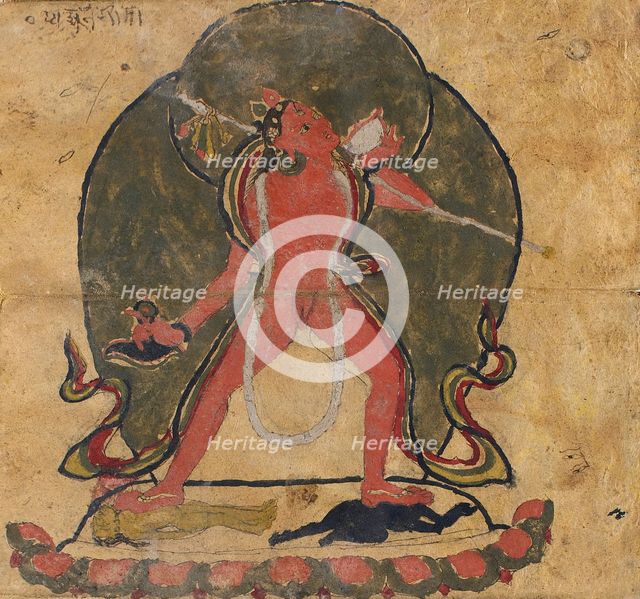 Book of Buddhist Iconography, 18th century. Creator: Unknown.