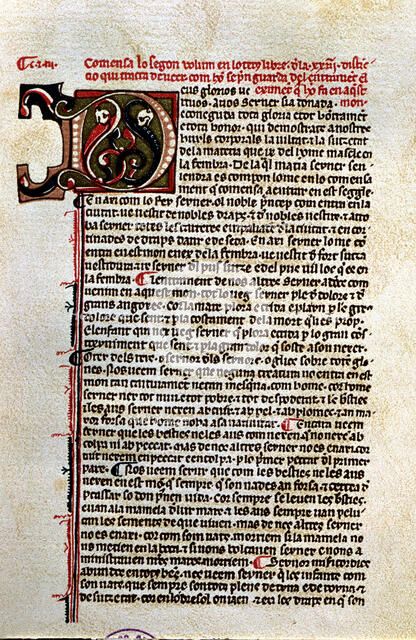  'Book of Contemplation on God' by Ramon Llull, written in Majorcan and translated from Arabic in…