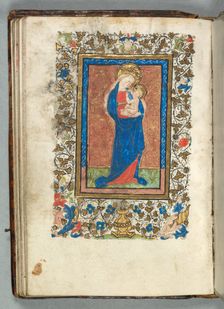 Book of Hours (Use of Metz): Fol. 26v, Virgin and Child, c. 1440. Creator: Unknown