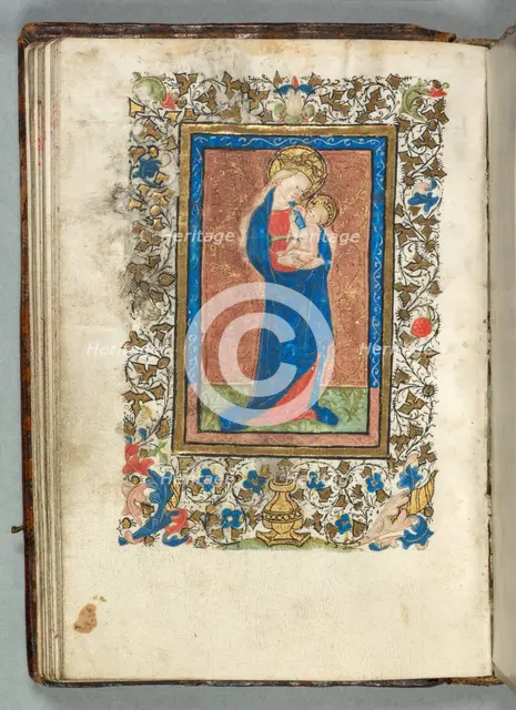 Book of Hours (Use of Metz): Fol. 26v, Virgin and Child, c. 1440. Creator: Unknown.