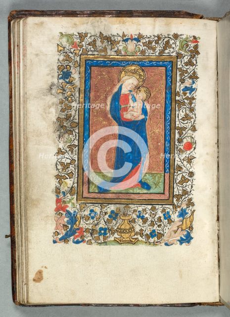 Book of Hours (Use of Metz): Fol. 26v, Virgin and Child, c. 1440. Creator: Unknown.