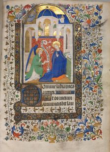 Book of Hours (Use of Paris): Annunciation, c. 1420. Creator: Boucicaut Master (French, Paris, active about 1410-25), follower of