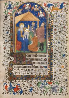 Book of Hours (Use of Paris): Adoration of the Magi, c. 1420. Creator: Boucicaut Master (French, Paris, active about 1410-25), follower of