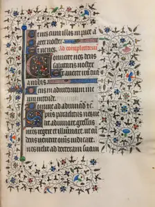 Book of Hours (Use of Paris): Decorated Initial, c. 1420. Creator: Boucicaut Master (French, Paris, active about 1410-25), follower of