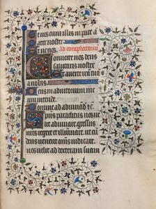 Book of Hours (Use of Paris): Decorated Initial, c. 1420. Creator: Boucicaut Master (French, Paris, active about 1410-25), follower of