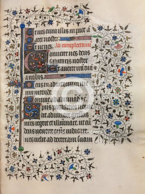 Book of Hours (Use of Paris): Decorated Initial, c. 1420. Creator: Boucicaut Master (French, Paris, active about 1410-25), follower of.