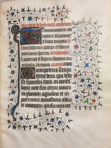 Book of Hours (Use of Paris): Decorated Initial, c. 1420. Creator: Boucicaut Master (French, Paris, active about 1410-25), follower of