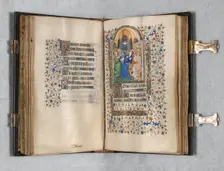 Book of Hours (Use of Paris): Fol. 108r, The Pentecost, c. 1420. Creator: The Bedford Master (French, Paris, active c. 1405-30), possibly studio or workshop of
