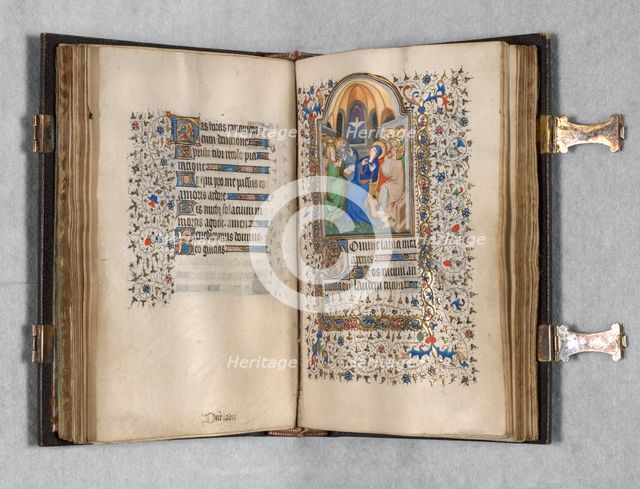 Book of Hours (Use of Paris): Fol. 108r, The Pentecost, c. 1420. Creator: The Bedford Master (French, Paris, active c. 1405-30), possibly studio or workshop of.