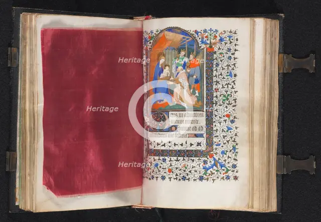 Book of Hours (Use of Paris): Fol. 66v, Decorated Border, c. 1420. Creator: The Bedford Master (French, Paris, active c. 1405-30), possibly studio or workshop of.