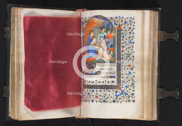 Book of Hours (Use of Paris): Fol. 66v, Decorated Border, c. 1420. Creator: The Bedford Master (French, Paris, active c. 1405-30), possibly studio or workshop of.