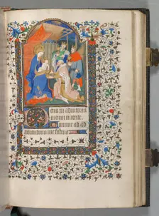 Book of Hours (Use of Paris): Fol. 67r, Adoration of the Magi, c. 1420. Creator: The Bedford Master (French, Paris, active c. 1405-30), possibly studio or workshop of
