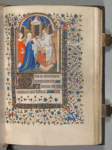 Book of Hours (Use of Paris): Fol. 72r, Presentation at the Temple, c. 1420. Creator: The Bedford Master (French, Paris, active c. 1405-30), possibly studio or workshop of