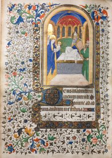 Book of Hours (Use of Paris): Presentation at the Temple, c. 1420. Creator: Boucicaut Master (French, Paris, active about 1410-25), follower of