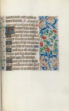 Book of Hours (Use of Rouen): fol. 141r, c. 1470. Creator: Master of the Geneva Latini (French, active Rouen, 1460-80)