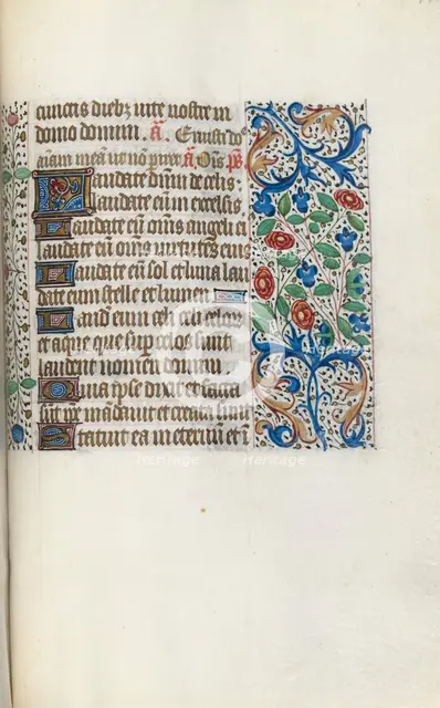 Book of Hours (Use of Rouen): fol. 141r, c. 1470. Creator: Master of the Geneva Latini (French, active Rouen, 1460-80).