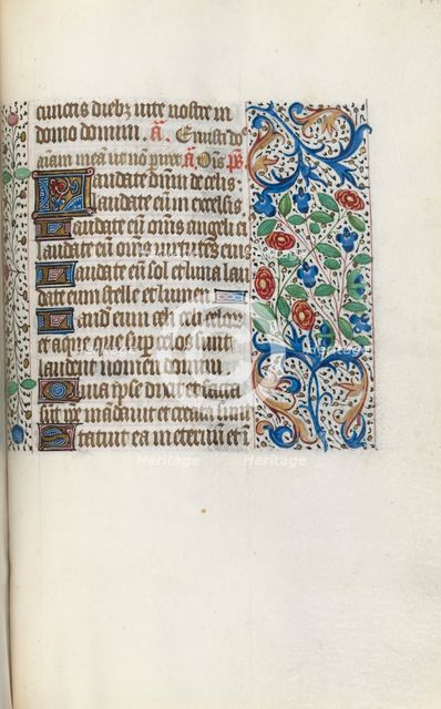 Book of Hours (Use of Rouen): fol. 141r, c. 1470. Creator: Master of the Geneva Latini (French, active Rouen, 1460-80).
