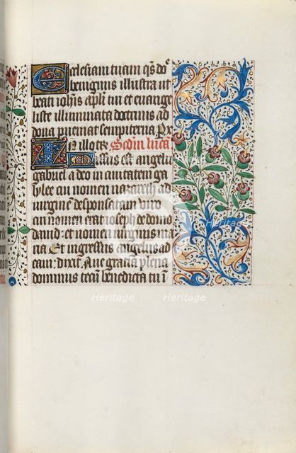 Book of Hours (Use of Rouen): fol. 141r, c. 1470. Creator: Master of the Geneva Latini (French, active Rouen, 1460-80).