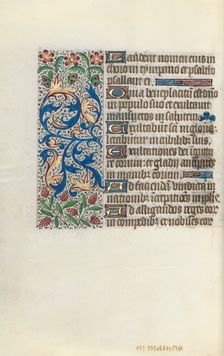 Book of Hours (Use of Rouen): fol. 142v, c. 1470. Creator: Master of the Geneva Latini (French, active Rouen, 1460-80)