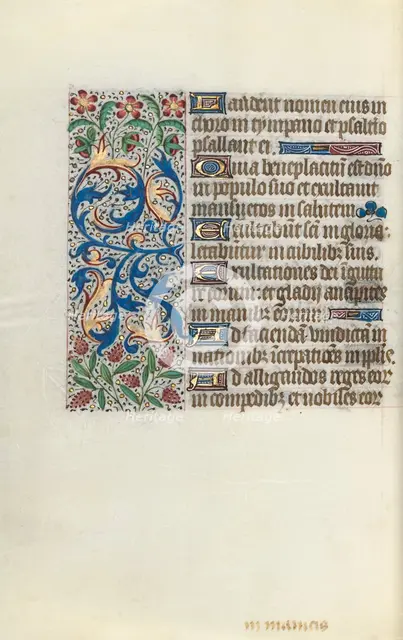 Book of Hours (Use of Rouen): fol. 142v, c. 1470. Creator: Master of the Geneva Latini (French, active Rouen, 1460-80).