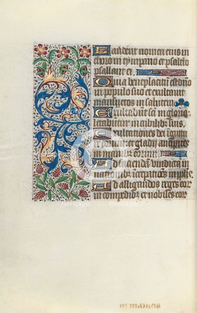 Book of Hours (Use of Rouen): fol. 142v, c. 1470. Creator: Master of the Geneva Latini (French, active Rouen, 1460-80).