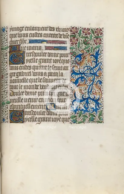 Book of Hours (Use of Rouen): fol. 147r, c. 1470. Creator: Master of the Geneva Latini (French, active Rouen, 1460-80).