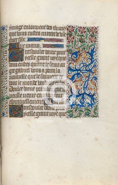 Book of Hours (Use of Rouen): fol. 147r, c. 1470. Creator: Master of the Geneva Latini (French, active Rouen, 1460-80).