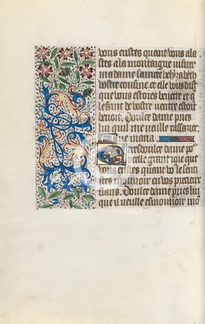 Book of Hours (Use of Rouen): fol. 147v, c. 1470. Creator: Master of the Geneva Latini (French, active Rouen, 1460-80).