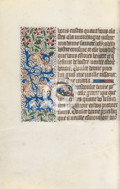 Book of Hours (Use of Rouen): fol. 147v, c. 1470. Creator: Master of the Geneva Latini (French, active Rouen, 1460-80).
