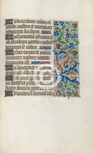 Book of Hours (Use of Rouen): fol. 144r, c. 1470. Creator: Master of the Geneva Latini (French, active Rouen, 1460-80).