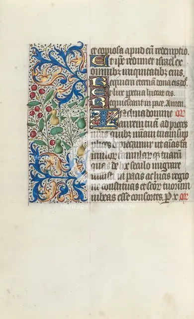 Book of Hours (Use of Rouen): fol. 145v, c. 1470. Creator: Master of the Geneva Latini (French, active Rouen, 1460-80).