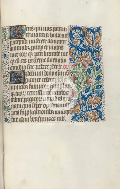 Book of Hours (Use of Rouen): fol. 146r, c. 1470. Creator: Master of the Geneva Latini (French, active Rouen, 1460-80).