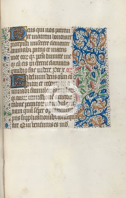 Book of Hours (Use of Rouen): fol. 146r, c. 1470. Creator: Master of the Geneva Latini (French, active Rouen, 1460-80).