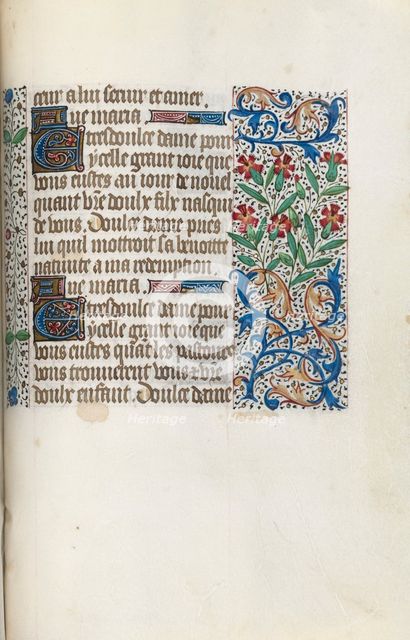 Book of Hours (Use of Rouen): fol. 148r, c. 1470. Creator: Master of the Geneva Latini (French, active Rouen, 1460-80).