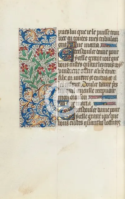 Book of Hours (Use of Rouen): fol. 148v, c. 1470. Creator: Master of the Geneva Latini (French, active Rouen, 1460-80).