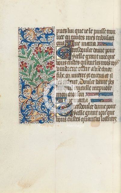 Book of Hours (Use of Rouen): fol. 148v, c. 1470. Creator: Master of the Geneva Latini (French, active Rouen, 1460-80).